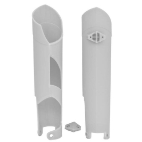 RACETECH Fork Guards GASGAS EC/ HUSABERG FE/ TE/ HUSQVARNA FC, FE, TC, TE 125/511cc 95-15 White