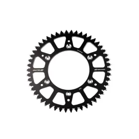 SCAR Rear Sprocket (Self-Cleaning) SRS430 - 520 Suzuki RMZ, RMX 250/450cc 05-25 Black