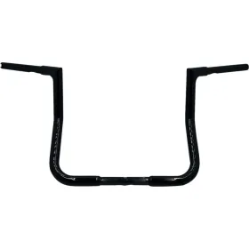 FAT BAGGERS INC. 1-1/4" EZ Install Flat Top Batwing Handlebar Black 32mm 86,5cm (33cm)