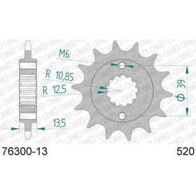 AFAM Steel Standard Front Sprocket 76300 - 520 13-15 teeth KYMCO MXU / MAXXER / TGB TARGET / BLADE 250-325cc 03-21