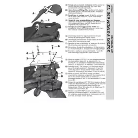 TOP CASE HOLDER SUZUKI V-STROM 650cc 2012-2015