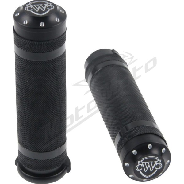 CULT WERK Hand Grips 25,4mm Harley Davidson 883-1868cc 1980-2024 2pcs