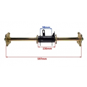 Rear axle MaxTuned ATV 90cc / 110cc Length 653 mm