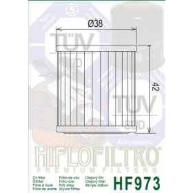 Oil filter HIFLO HF973 SUZUKI UK ADRESS 110cc 2015-2020