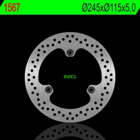 NG BRAKES Galinis fiksuotas stabdžių diskas 245mm Yamaha X-Max 125-250cc 10-17