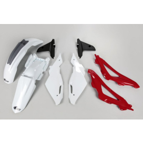 UFO Plastics Set Husqvarna CR / WR 125cc 09-13 White/Red