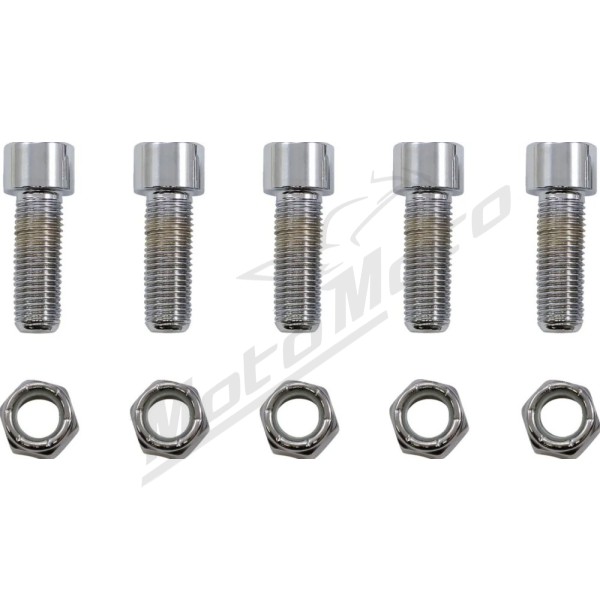 COLONY galinės žvaigždutės / diržo skriemulio tvirtinimo varžtų ir poveržlių rink. 1-1/4" Harley Davidson FL / FLH / FLT / FXS / XLH 883/1340 72-92