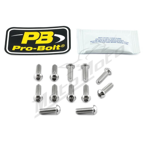 PRO BOLT Titanium Brake Rotor Mounting Bolt Kit KTM Super Adventure 1290cc 15-20