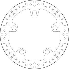 BREMBO Serie Oro apvalus fiksuotas stabdžių diskas priekinis HONDA VFR 1200 2012-2018