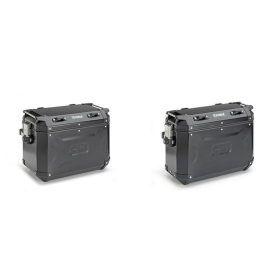KAPPA Monokey Cam Side Aluminum Side boxes black 48l