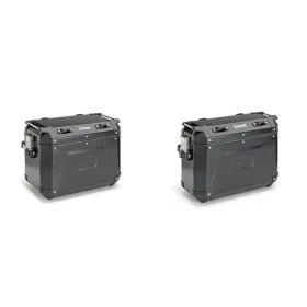 KAPPA Monokey Cam Side Aluminum Side boxes black 48l