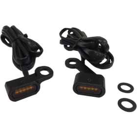 DRAG SPECIALTIES LED Handlebar Marker Lights ​​​​​​​Harley Davidson XL 883-1200cc 14-22