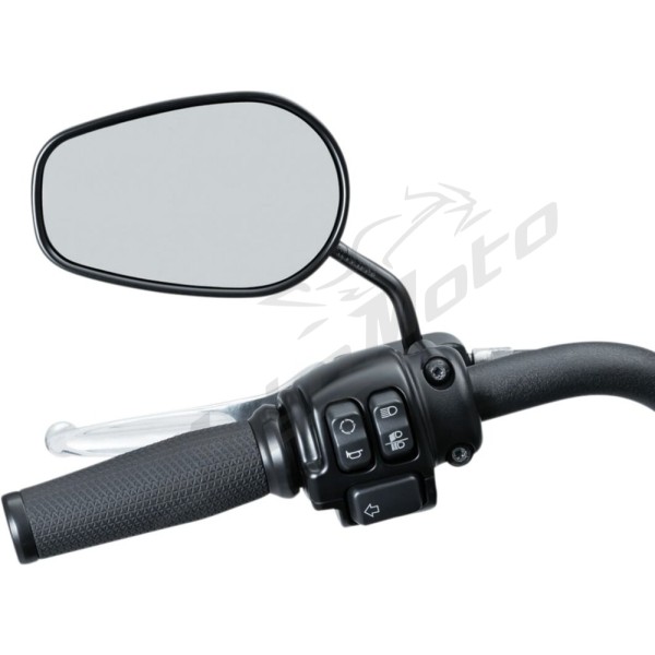 KURYAKYN Mirror Stem Extenders Black 2pcs Harley Davidson