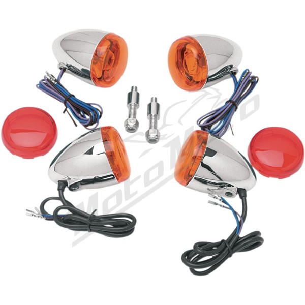 CHRIS PRODUCTS Deuce-Style Turn Signal Kit Harley Davidson FXD / FXDB / FXDC 883-1450cc 86-03