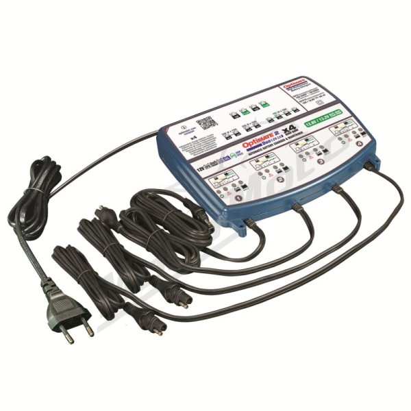 TECMATE OptiMate 2 DUO x 4 Bank Battery Charger