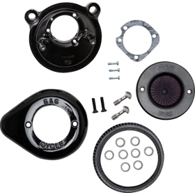 S&S CYCLE Air Stinger Stealth Air Cleaner Kit Harley Davidson XL 883-1200cc 07-22