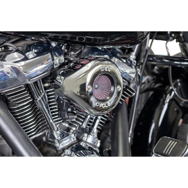 S&S CYCLE Air Stinger Stealth Air Cleaner Kit Harley Davidson FLDE / FLFB / FLFBS 1750-1977cc 17-25