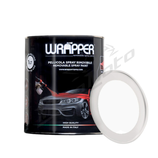 Tin WRAPPER PAINT 1 L Pure White Matt RAL 9016