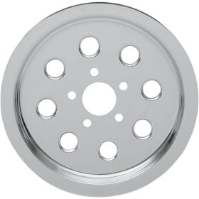 DRAG SPECIALTIES Chrome Outer Rear Pulley Insert Harley Davidson FLH / FLHR / FLHRCI / FLHRI / FLHS / FLHT 1340cc 83-99