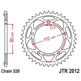 Rear sprocket JTR2012