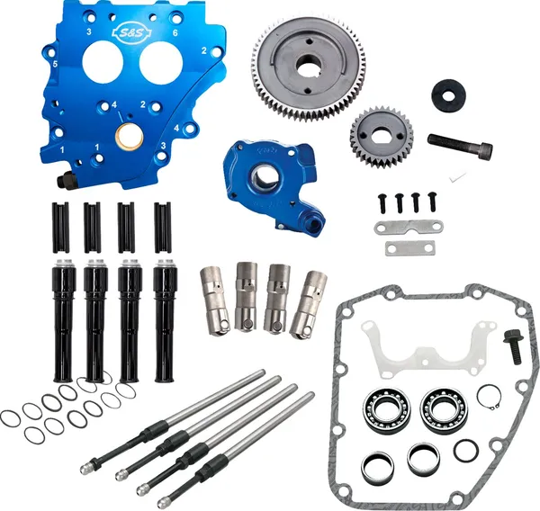 S&S CYCLE Cam Chest Kit without Cams for Gear Drive Twin Cam Harley Davidson FLHR / FLHRC / FLHRCI 1450-1690cc 99-06