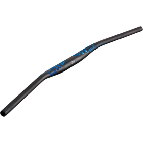 E*THIRTEEN Race Carbon Handlebar 80cm Black/Blue (Rise 20mm)