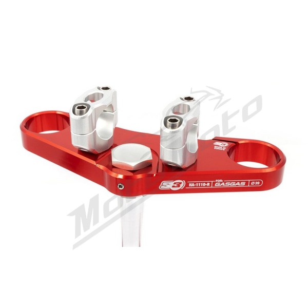 S3 Triple Clamp Ø39mm Red GasGas TXT / Pampera 125-300 02-23