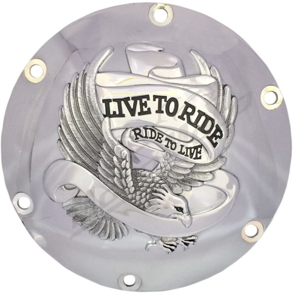 DRAG SPECIALTIES Live To Ride Sankabos dangtelis Harley Davidson XL / XR 883-1200cc 04-22