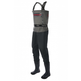 FINNTRAIL AIRMAN WADERS GREY PANTS WITH BOOTS