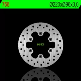 NG BRAKES 756 Front Round Fixed Brake Disc KAWASAKI KX 80-100 83-24