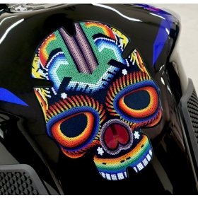 Kuro bako lipdukas COLOURED SKULL