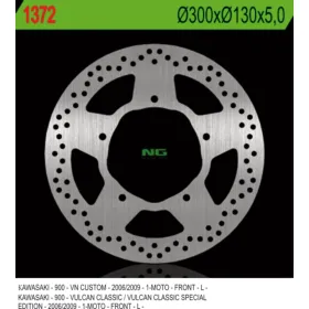 NG BRAKES Priekinis fiksuotas stabdžių diskas 300mm Kawasaki VN 900-1700cc 05-17
