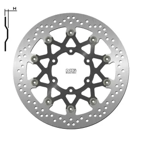 NG Priekinis plaukiojantis stabdžių diskas 320X90X5,0mm Husqvarna Svartpilen / Vitpilen 401cc 18-24