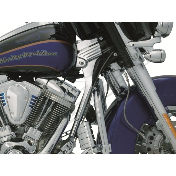 KURYAKYN Deluxe Neck Cover Kit Harley Davidson FLHR / FLHRI / FLHT / FLHTC / FLTRI 95-06