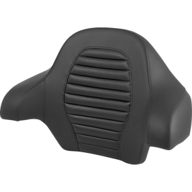 SADDLEMEN Roadsofa Tuck-n-Roll Passenger Backrest/Cushion Carbon Fiber Harley Davidson FLH / FLHR / FLHTK / FLTRX / FLTRXST 1690-1977 14-24
