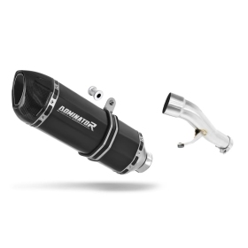 Honda CBF 500 2004-2005 Exhaust Silencer Muffler HP1 BLACK + dB killer