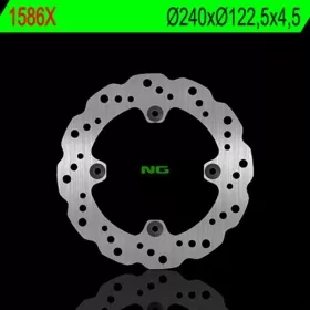 NG BRAKES 1586X Rear Wave Fixed Brake Disc HONDA CR 125-250 97-03