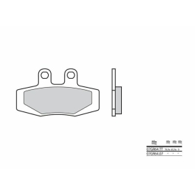 BREMBO Street Carbon Ceramic Brake pads KTM GS / MX / EXC 125-600cc 1987-1990