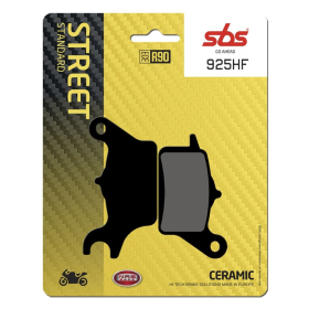SBS HF Street 925HF Ceramic Organic Brake Pads Kawasaki Z 125cc 17-20