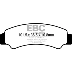 EBC TT Sport Carbon Fusion stabdžių trinkelės CF MOTO CFORCE 450-1000 17-24