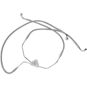 DRAG SPECIALTIES Stainless Steel Brake Line Kit Harley Davidson FLHR / FLHRC / FLHRCI / FLHRI 1340-1800cc 96-07