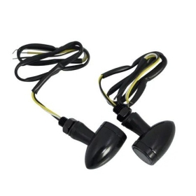 PARTS UNLIMITED LED Universal Turn Signals/Position light Black 2pcs