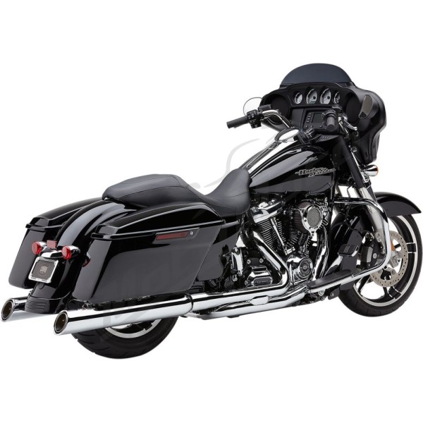 COBRA 909 Uppercut Slip-On Mufflers Harley Davidson FLHR / FLHRC / FLHRCI / FLHRI / FLHT / FLHTCI / FLHTCU / FLHTK / FLHX / FLTRU 1340-1800cc 95-16