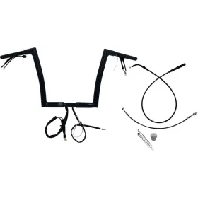 FAT BAGGERS INC. 1-1/4" EZ Install Flat Top Handlebar Sharknose Kit Black 32mm 89cm (20,5cm)