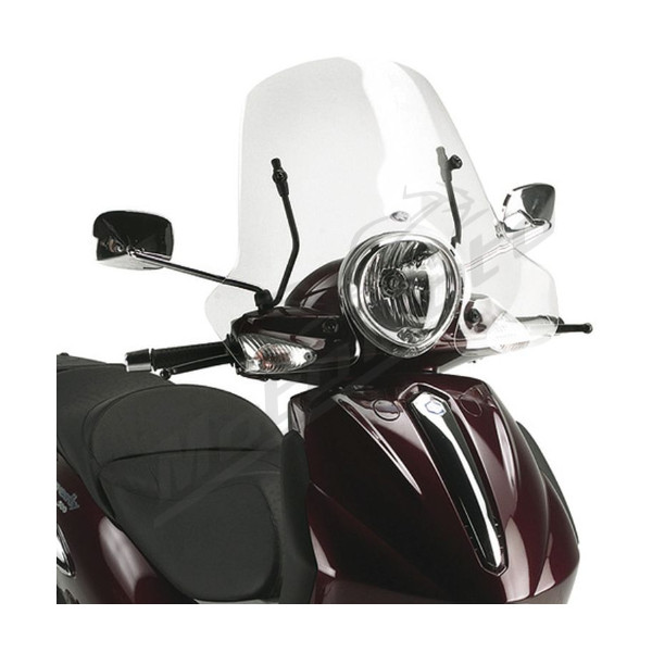 KAPPA Windshield clear Piaggio Beverly / Beverly Tourer 125-500 03-10