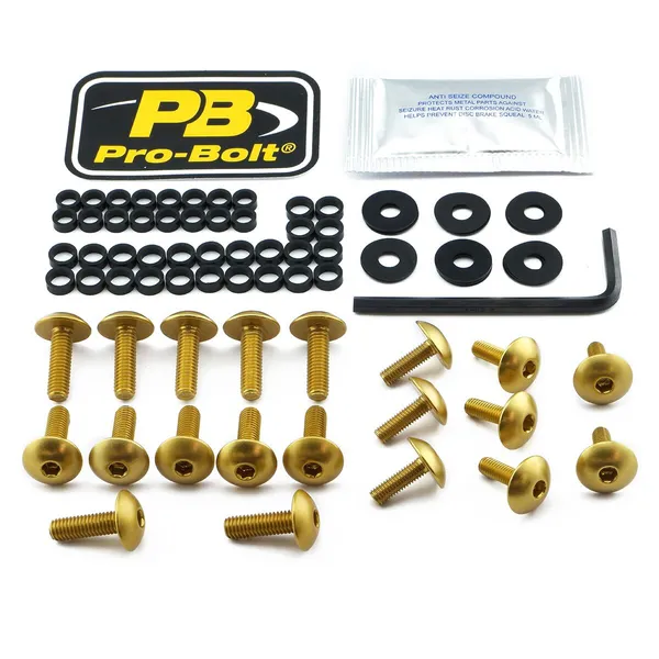 PRO BOLT Aluminium Fairing Bolt Kit for Suzuki GSX 1300cc 08-11