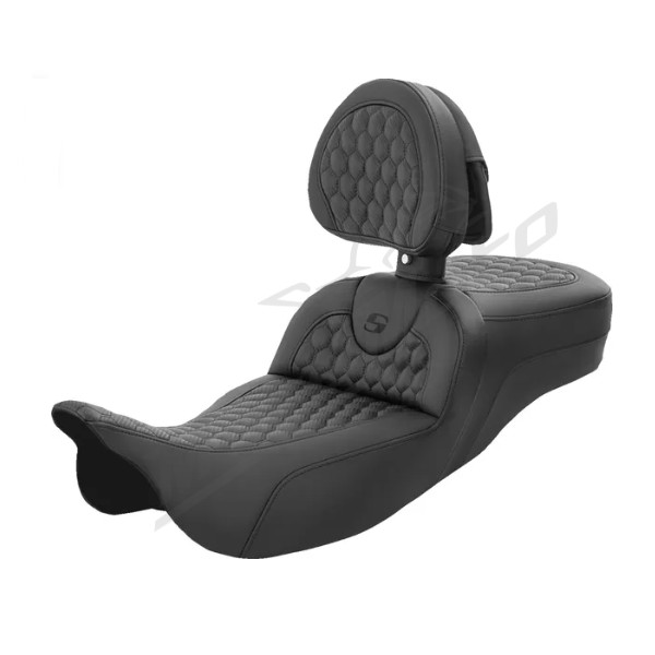 SADDLEMEN Honeycomb Roadsofa sėdynė Harley Davidson FLH / FLHR / FLHX / FLTRXS 1584-1923 08-23 