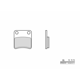BREMBO Scooter Carbon Ceramic Brake pads ​​​​​​​DAELIM BONITA / MESSAGE / S-FIVE / HONDA CRM 50cc 1993-2018