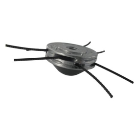 Ozaki Speed Trimmer head, Aluminium, 4-lines, Nylsaw-line (inc. 8pcs 3mm)