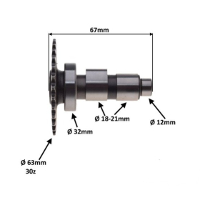 Camshaft Pitbike YCF 50
